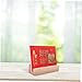 LALAFINA Compact Wooden Picture Holder Stand for Desk Calendar Photo Card Holder Versatile Desktop Decor Stable Support for Memo Display Multifunctional Base
