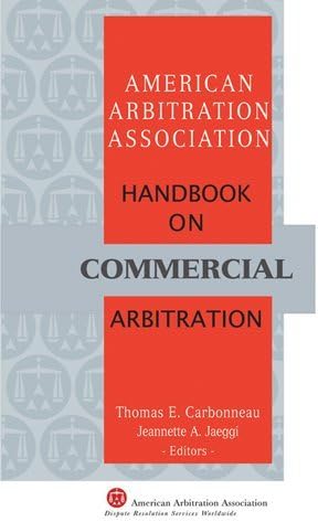 AAA Handbook on Commercial Arbitration - 2nd Edition