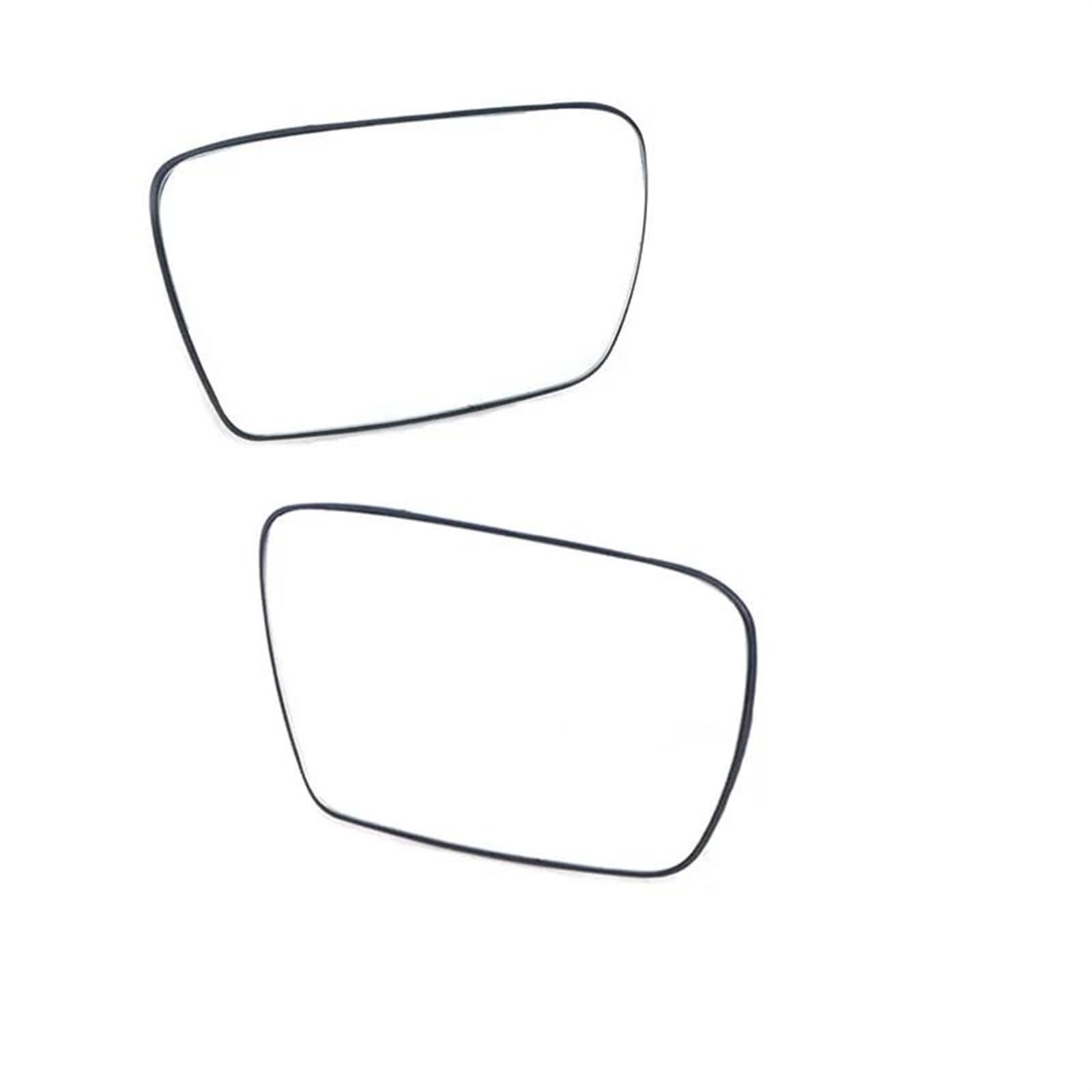 Verre Rétroviseur pour Jeep pour Grand pour Cherokee WH 2005-2010 Rétroviseur Chauffant pour Voiture Miroir Glace Verre Rétroviseur(1 Pair)