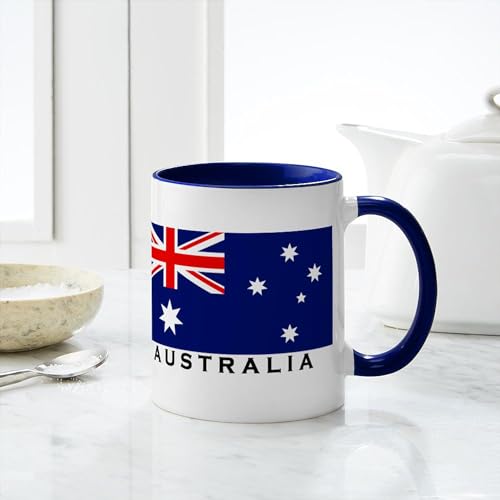 Taza de cerámica 11 oz con diseño bandera australiana miniatura 6