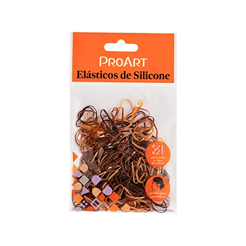 Proart - Elasticos Es07B Silicone P Marrom C/100