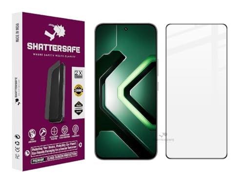 Image of Shattersafe Oleophobic Tempered Glass Screen Protector Compatible For Infinix GT 30 [Pack of 1]. Edge To Edge Full Screen Protection With Easy Installation Kit & Case Friendly Fit.
