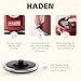 Haden Dorset 1.7 Liter Stainless Steel Electric Kettle, Hot Water Kettle with 360-Degree Base and Auto Shutoff, Rectory Red