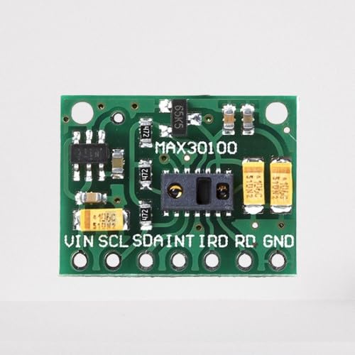 MAX30100 Pulse Oximeter Heart Rate Sensor Module for Arduino, Raspberry Pi | High Precision I2C Sensor for Weather, Drone, IoT, and STEM Projects