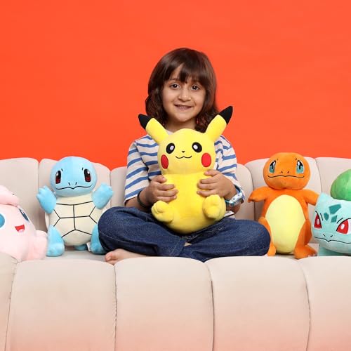 Image of Mirada Pokemon Charmander Soft Plush Toy - 25cm | Official Licensed Cute Stuffed Animal | Super Soft & Comfortable Plush Character for Kids, Boys & Girls | Ideal Gift for Birthday & Festivals