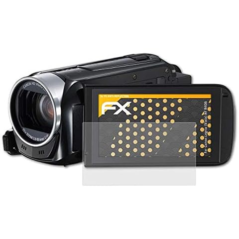 atFoliX Panzerfolie kompatibel mit Canon Legria HF R406 Schutzfolie Cover
