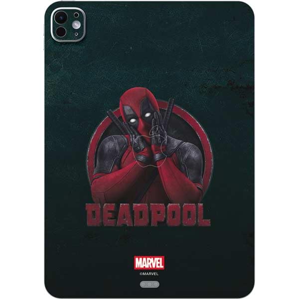 Skinit Decal Tablet Skin Compatible with iPad Pro 11in M4 (2024) - Officially Licensed Marvel Deadpool Legacy Surprised Deadpool Design