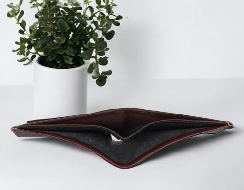 Image of Bifold Semi Leather Tan and Black Wallet Combo Pack of 2 Purse Valet