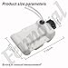 308682055 3075702 Replacement Gas Tank with Fuel Lines & Filter/ Fuel Tank Compatible with Ryobi Toro String Trimmer Brushcutter RY251PH, RY252CS, RY253SS, RY254BC, 51930, 51934, 51952