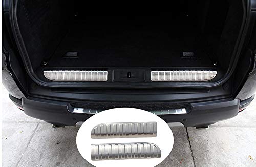 Seuil de coffre arrière acier inoxydable bumper trim coque protection intérieure