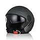 ORIGINE Motorradhelm Jethelm Rollerhelm mit Visier Zertifizierung ECE 22-06