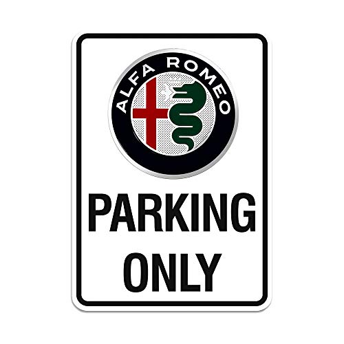 Alfa Romeo 21401 Panneau Parking Only 28 x 40 cm