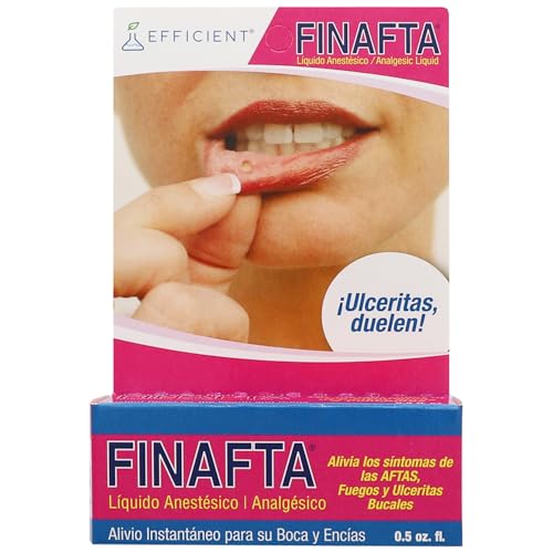 Finafta - Oral anesthetic Treatment for Canker sores and Mouth and Gum irritations