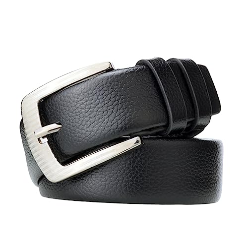 Men Adjustable Waist Belt for Jeans Stylish Casual Gentlemen Belt for Husband Dad Boyfriend Easy to Use Buckle Style