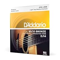PRECISION WOUND - D’Addario 80/20 Bronze acoustic guitar strings are precision wound over a hexagonal high carbon steel core. BOLD, BRIGHT SOUND - The 80/20 Bronze wrap wire provides bold, bright acoustic sound, with crisp projection that fills the r...