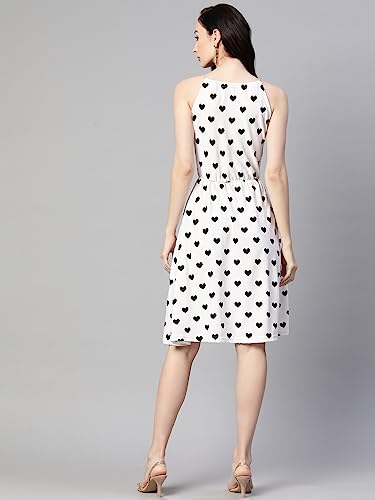 Image of arriva fab Women's Knitted Polyster Printed Dress