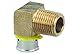 VIEGA 92545 Pureflow Zero Lead Bronze Pex Press Elbow with Male 3/4" x 1" Press x Male NPT (2-Pack)