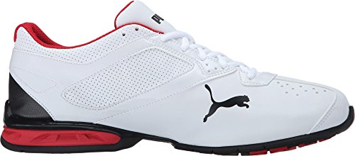 PUMA PUMA Men's Tazon 6 FM Shoes, PUMA White/Silver, 7.5 M