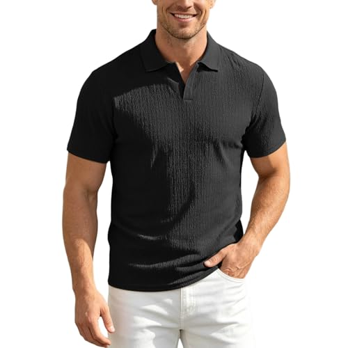 Polo homme manches courtes respirant pour rester élégant et frais au quotidien cet été