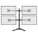 Produktbild Bramley Power Single Dual Twin Quad Monitor Monitor Tischhalterung Arm Doppel-VESA-Halterung für 33 cm bis 76 cm (13 bis 30 Zoll) Computer-Display oder Fernseher (max. Neigung, Drehen und Drehgelenk)