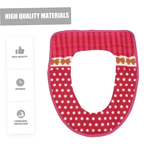 Cabilock Toilettensitze Toilettenwärmer Badezimmer Toilettensitzauflagen Toilettensitzwärmer Für Badezimmer Toilettensitzwärmerabdeckung Toilettendeckelabdeckung Toilettensitzkissen – Bild 3