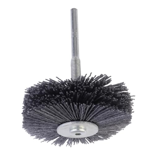 WRITWAA Cepillo de Alambre Abrasivo Grano 320 Cabezal de Esmerilado Importado Herramienta para Pulir Madera y Muebles Adecuado para Carpintería y Tallado Conexión Roscada