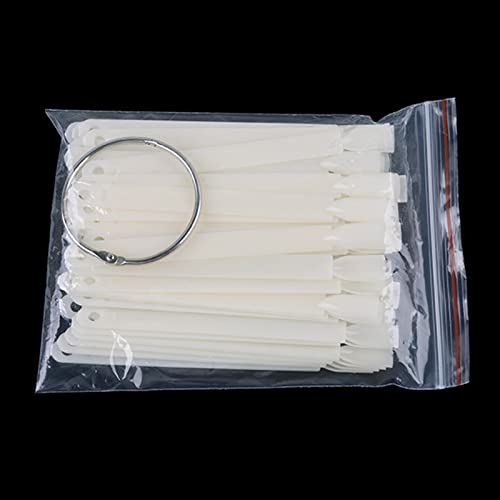 50 peças amostras de exibição de unhas falsas dicas de arte de unhas vara placa de ventilador de prá