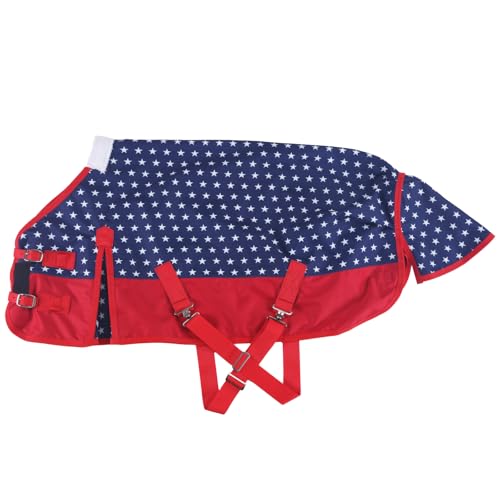Image of 1200D Mini Horse /Pony Blanket 0g No-Fill Waterproof Turnout Sheet | 1200D Ripstop Outer, Waterproof Breathable Shell, Smooth Lining, Keep Dry in Rain /Mud, Fits Foals /Weanlings /Yearlings /Donkeys