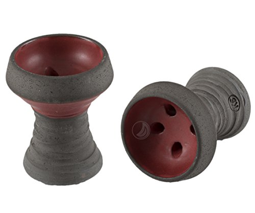 KS APPO Steinkopf Black Edition Shisha Kopf red