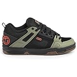 DVS Men's Comanche Skate Shoe, Black Olive Orange, 8
