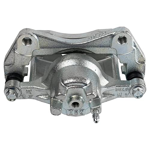 Image of TRQ Front and Rear Brake Caliper Set Zinc Coated Brackets Compatible with 2007-2013 Mitsubishi Outlander