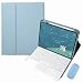 Produktbild GUPENAA Tastatur Hülle für iPad Air 13-Zoll (M2) 2024 (A2898, A2899, A2900) mit Touchpad, Integrierter Bleistifthalter, Magnetische Abnehmbare Kabellose Bluetooth-Tastatur mit Maus,Blue 1