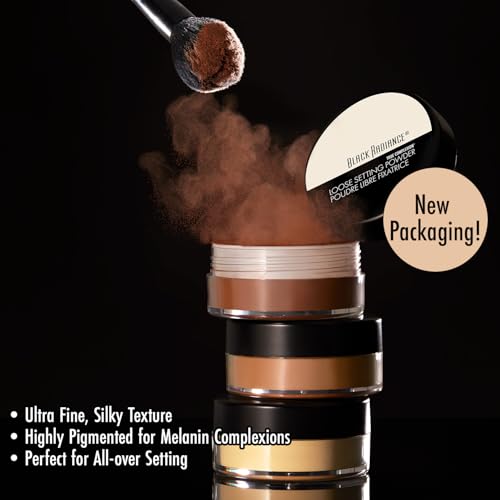 Black Radiance True Complexion Loose Setting Powder, Banana, 0.64 Ounce - Image 3