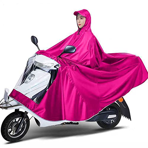 Impermeable poncho lluvia unisex talla 5XL rosa miniatura 1