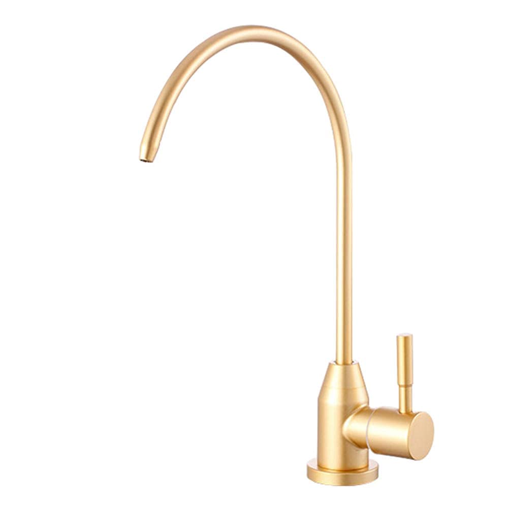 Robinets de fenêtre rotatifs 360 pour évier de cuisine or brossé