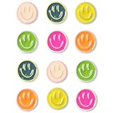KEYDUACU 12 Pcs Cute Fridge Magnets, Fun Colorful Decorative Magnets for Lockers, Offices, Schools and Homes(12 Pcs - Mixed)