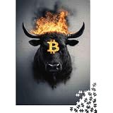 🌸Concediti una piacevole pausa relax! La nostra linea di puzzle da Bitcoin Bull Fire 1000 pezzi è il regalo perfetto per chi ama ritagliarsi un momento di svago e di relax mettendo alla prova le proprie abilità logiche e di concentrazione