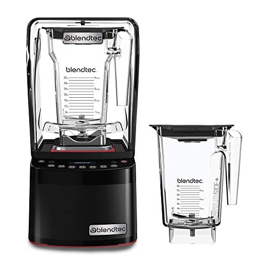 Blendtec Stealth 885 Countertop Blender, FS Jar/WS+ Jar/Sound Enclosure, Black