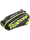 Babolat Pure Tennis Racquet Holder x6, Black/Yellow