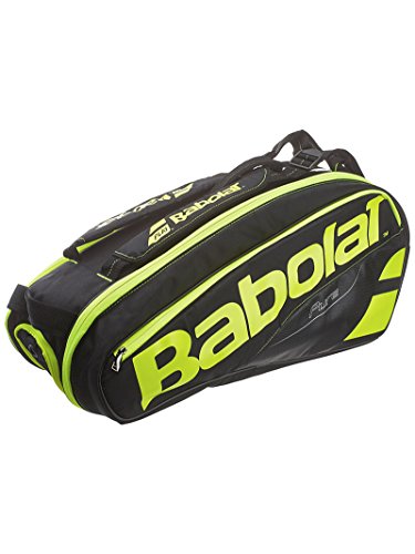 Babolat Pure Line 6 Pack Tennis Bag (Black/Fluo Yellow)