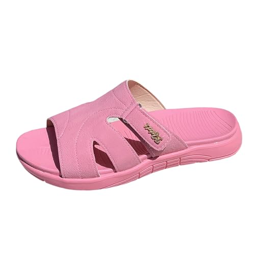Pantoufles plates femme bout ouvert pour éviter les douleurs