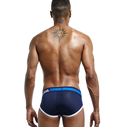 JOCKMAIL Mens Underwear Briefs Comfortable Low Waist Men Briefs Underwear Slim Fit Underpants Men Underpants4