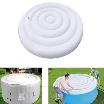 round inflatable hot tub cover