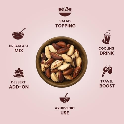 Image of Livyor premium Brazil Nuts- 100g | Grade A ++ Nuts | Premium Jumbo Size | Rich in Selenium and Antioxidants | No Cholesterol | Brazil Superfood | Whole Brazil nut | Pack of 1