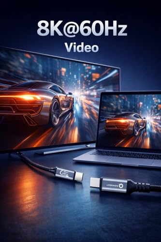 Image of Q-CONNECT 1.5Mtr Type C to Type C USB 3.2 with 240W PD and 40Gbps Data Transfer with 4K /60Hz Video Transmission - Nylon Braided High Speed Charging /Sync Cable with Aluminum Connector (2year warranty)