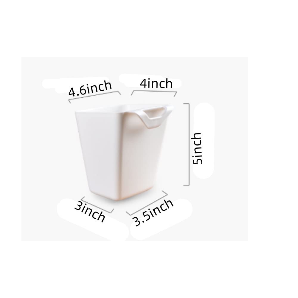 4 stuks hangende bekerhouder, rollende kar accessoires, plantencontainers, hangende bloempotten, ruimtebesparend, opbergemmer, potloodhouder, make-up potloodhouder kantoor, keuken muur organizer decor