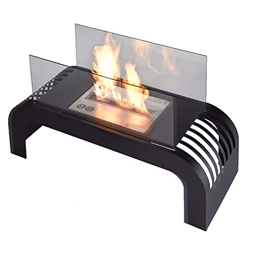 Kaminbau Mierzwa Sorrento - Chimenea de mesa de bioetanol en gel, color negro Cover