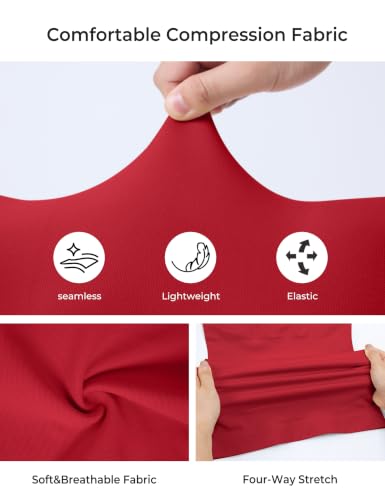 Image of EUYZOU Womens Tummy Control Shapewear Tank Tops Seamless V-Neck Compression Tank Tops Body Shaper Camisole