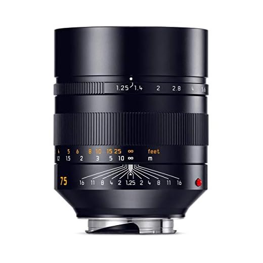 Leica Noctilux-M 75mm f/1.25 ASPH Lens