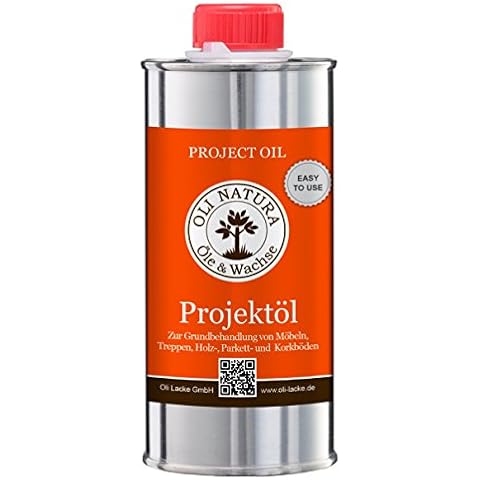 OLI NATURA Öle & Wachse A01370_TA Projektöl Holzöl, Natur, 0,25 Liter Cover